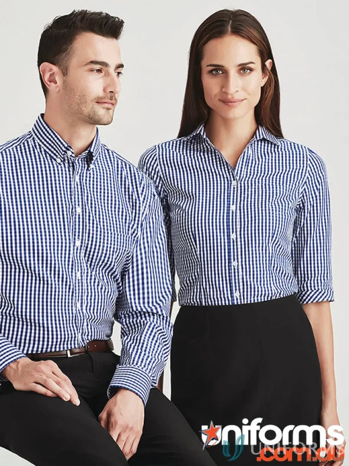 Matching blue and white striped Springfield Ladies 3qtr Shirt for womens Springfield fashion