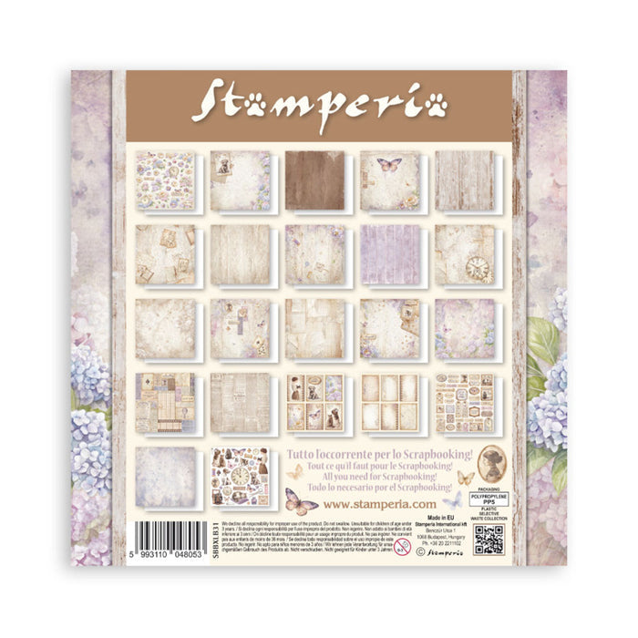 Stamperia - 12X12 Maxi Paper Pad - Quiet Days. Includes 22 sheets. Available at Embellish Away located in Bowmanville Ontario Canada.