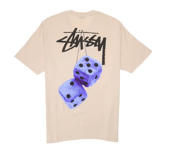 Stussy Fuzzy Dice Tee - Smoke