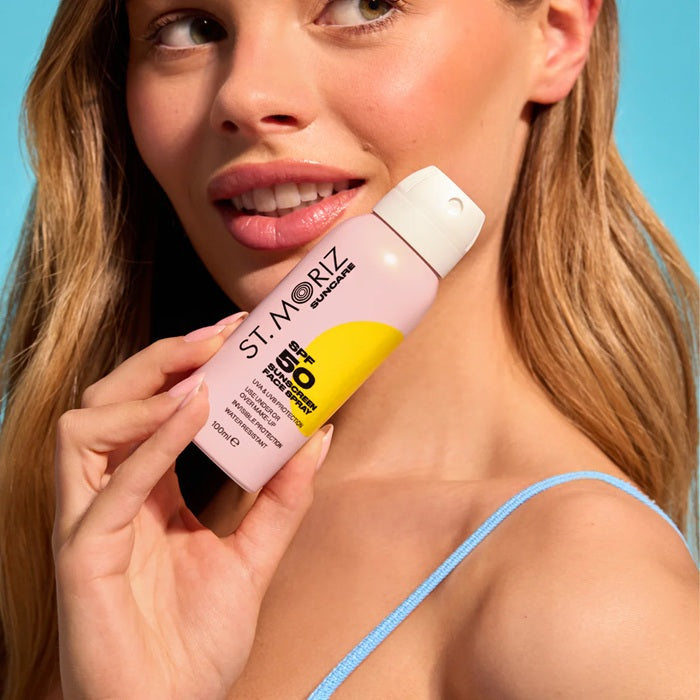 SUNSCREEN FACE SPRAY SPF50- Spray Facial Cu SPF 50 Cu Protectie Cu Spectru Larg UVA Si UVB