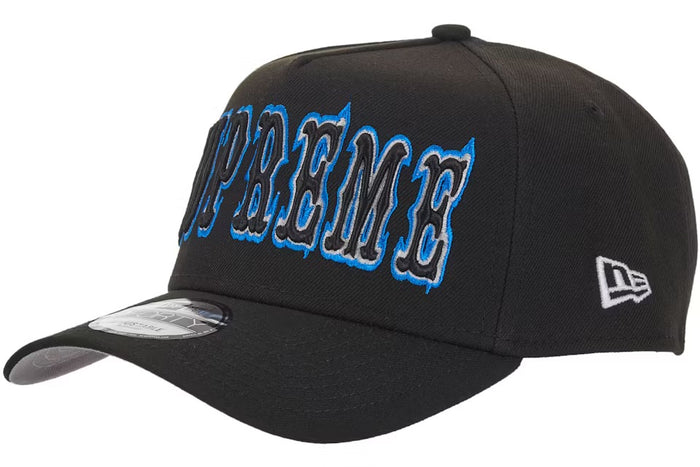 Supreme Gothic Outline New Era 59Fifty Snapback Hat - Black (SS26)