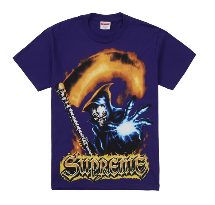 Supreme Grim Reaper Tee - Purple (SS26)
