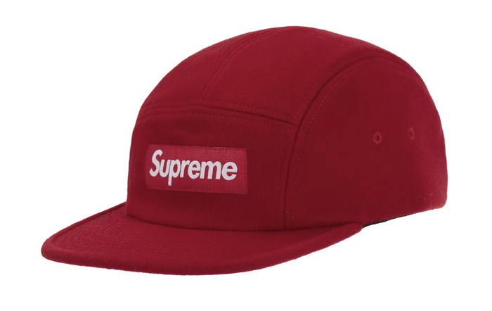 Supreme Wool Camp Cap - Red (FW25)