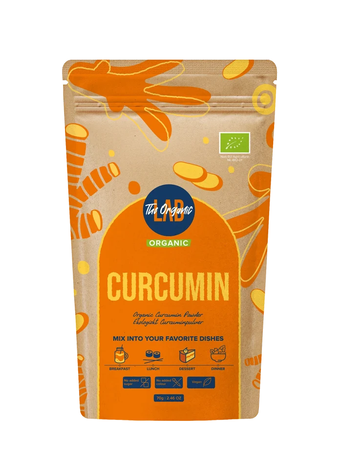 The Organic Labs - YELLOW CURCUMIN POWDER -70 g.