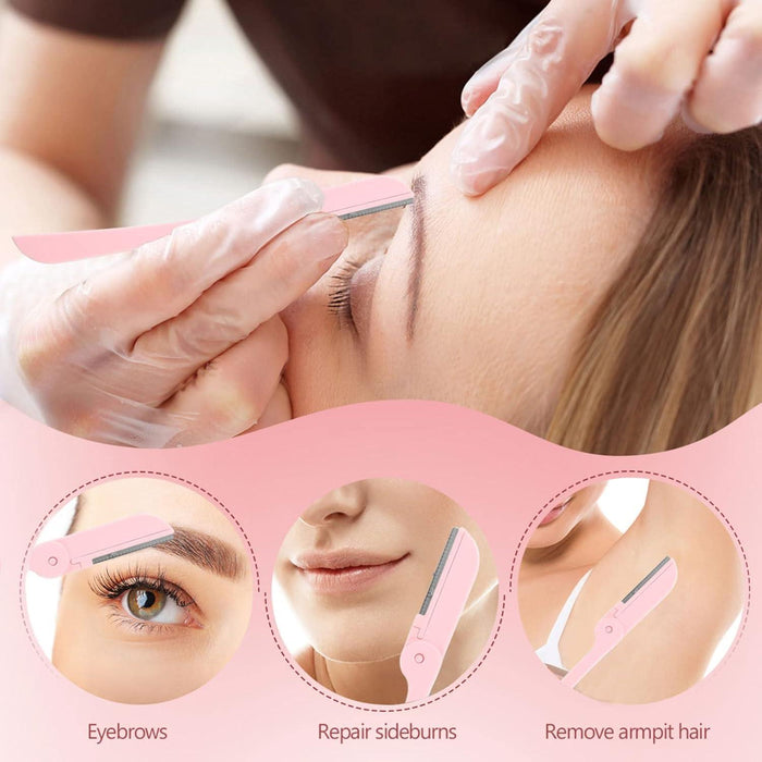 To Termro Eyebrow Folding Razors 8pcs