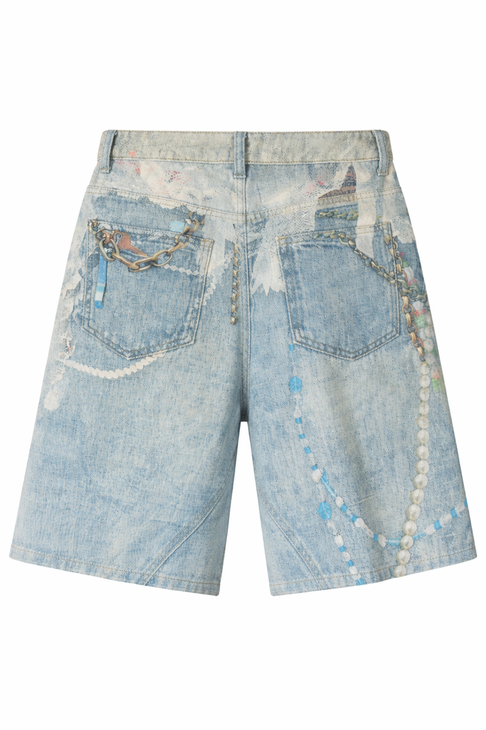 Undeveloped Pearl Light Blue Shorts