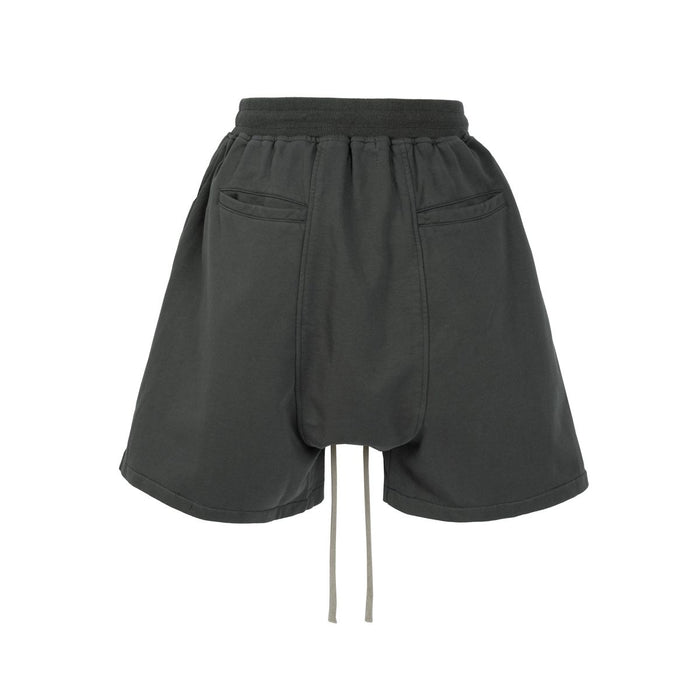 Undeveloped Zip Drawstring Grey Cargo Shorts