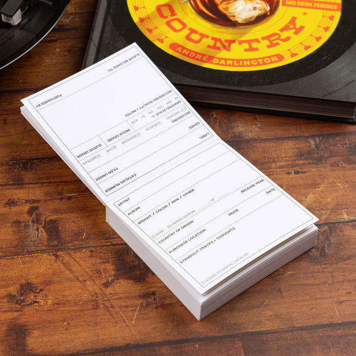 Vinyl Catalog Cards