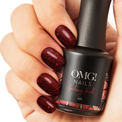 020 Galaxy Red Gel Polish