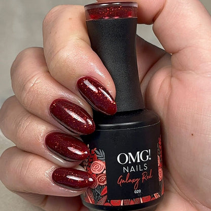 020 Galaxy Red Gel Polish