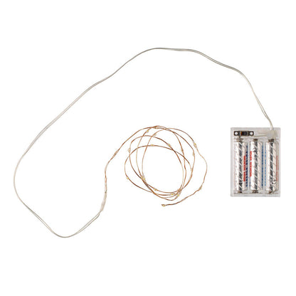 20 Warm White Led Copper Micro Fairy Lights