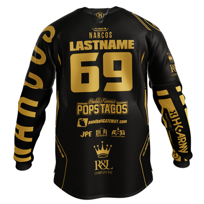 2024 Narcos Black/Gold Proline Jersey