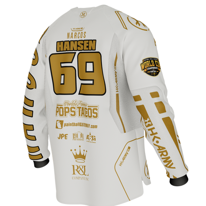 2024 Narcos White World Cup Proline Jersey
