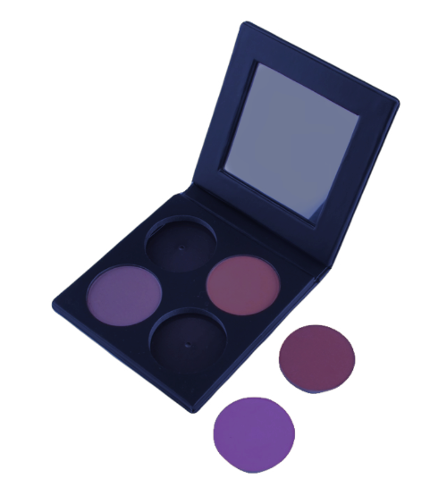 Elan Makeup Studio 4 Pan Customizable Eyeshadow Palette with Mirror