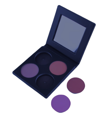 Elan Makeup Studio 4 Pan Customizable Eyeshadow Palette with Mirror