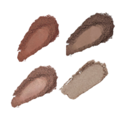 Elan Makeup Studio 4 Pan Customizable Eyeshadow Palette with Mirror