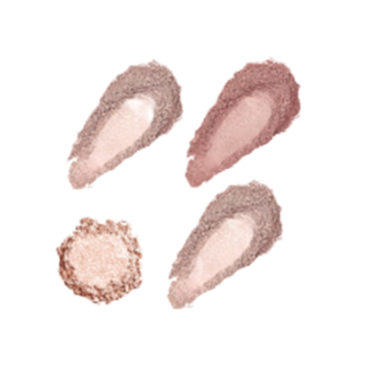 Elan Makeup Studio 4 Pan Customizable Eyeshadow Palette with Mirror
