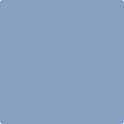 823-Steel: Blue  a paint color by Benjamin Moore avaiable at Clement's Paint in Austin, TX.
