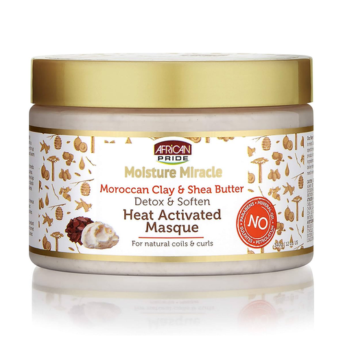 AFRICAN PRIDE Moisture Miracle Heat Activated Masque 12oz