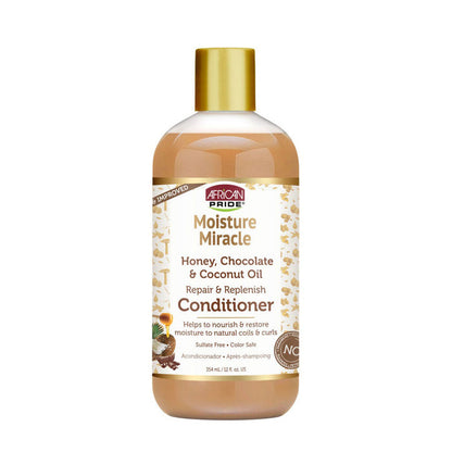 AFRICAN PRIDE Moisture Miracle Honey & Coconut Oil Conditioner 16oz