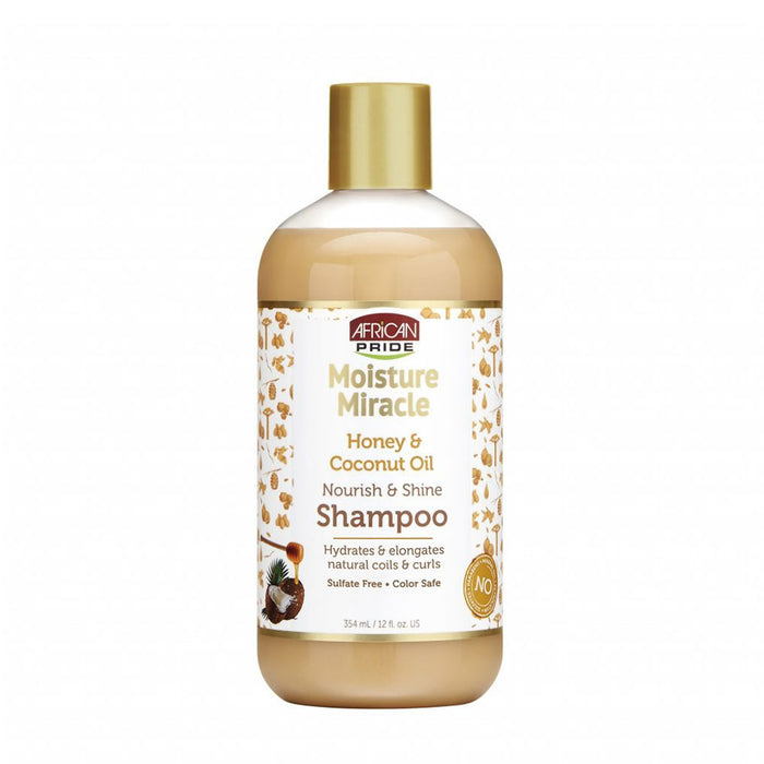AFRICAN PRIDE Moisture Miracle Honey & Coconut Oil Shampoo 16oz