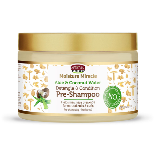 AFRICAN PRIDE Moisture Miracle Pre-Shampoo 12oz