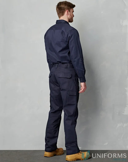 Winning Spirit WP08 AIW Heavy Cotton Pre-Shrunk Drill Stout Pants in Navy