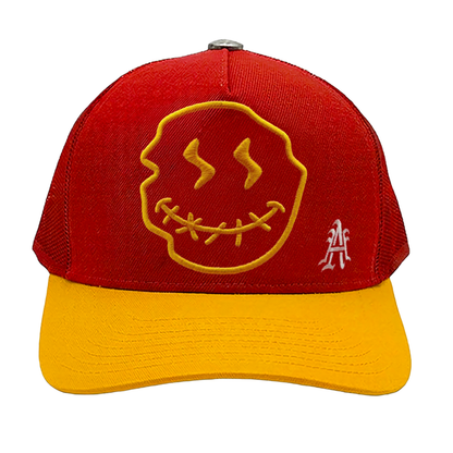 All Human "10 Percs" Snapback - Red/Yellow
