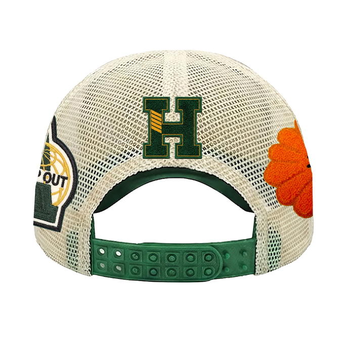 All Human "Coronao" Snapback - Cream/Green