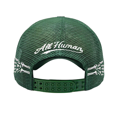 All Human "Last Breath" Snapback - Kelly Green/Golden Yellow