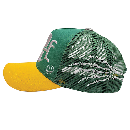 All Human "Last Breath" Snapback - Kelly Green/Golden Yellow