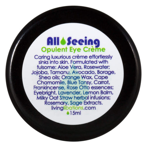 Tub of Living Libations All Seeing Eye Crème 15ml