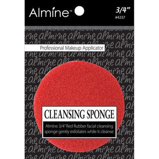 Almine Cleansing Sponge 3/4 Inch, 1 Count, Red