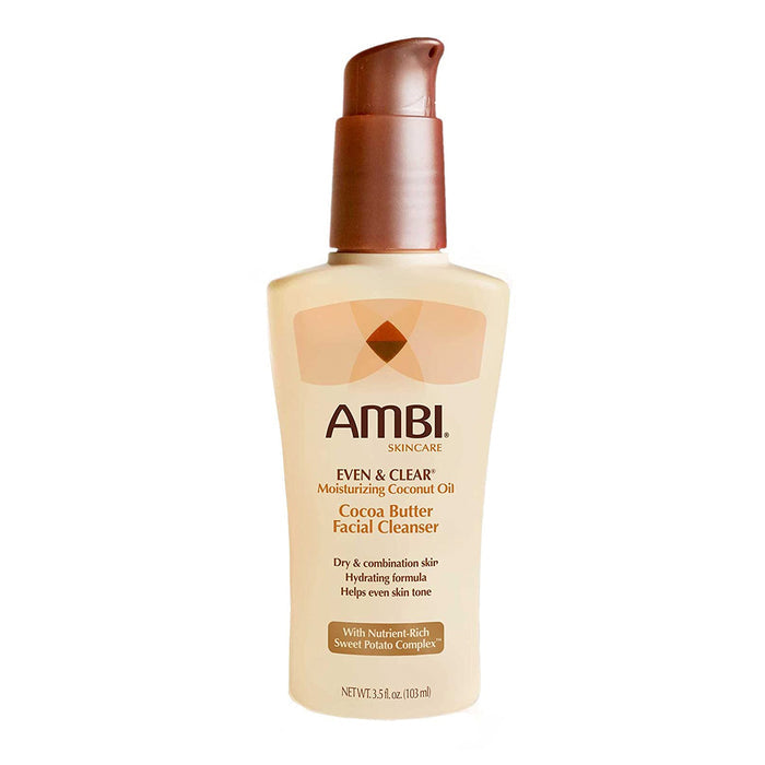 AMBI Even & Clear Cocoa Butter Facial Cleanser 3.5oz/ 103ml