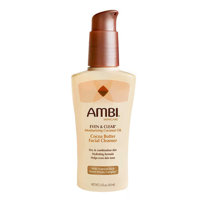 AMBI Even & Clear Cocoa Butter Facial Cleanser 3.5oz/ 103ml