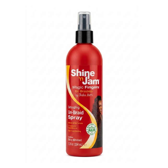 ampro Shine 'N Jam Magic Fingers Un-Braid Spray 12oz