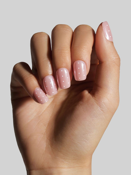 Angel Glaze Dot (Short Squoval)