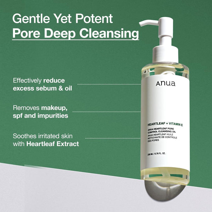 Anua Heartleaf Pore Control Cleansing Oil 6.76oz/200ml