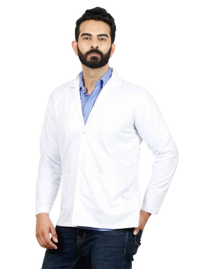 Apron Full Sleeves 3 Button - Premium Full Sleeve Apron for Ultimate Protection - J R GARMENTS