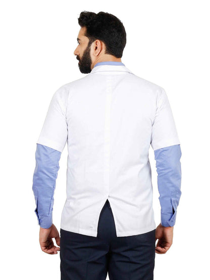 Apron Half Sleeves 3 Button - Stylish Half Sleeve Apron for Comfort and Functionality - J R GARMENTS