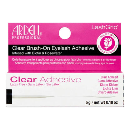 Ardell Professional Brush-On Eyelash Adhesive Biotin Clear 0.18oz/ 5g