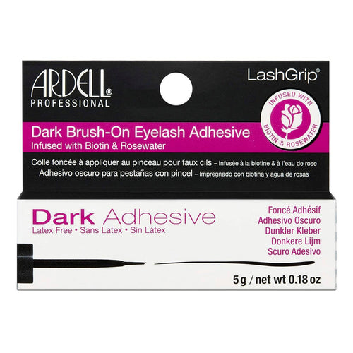 Ardell Professional Brush-On Eyelash Adhesive Biotin Dark 0.18oz/ 5g