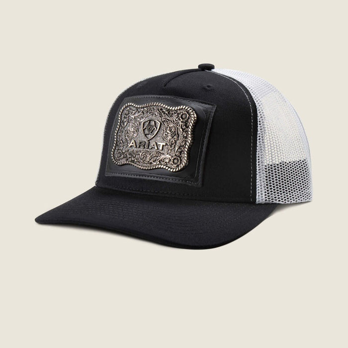 Ariat Mens Buckle Patch Cap - Black