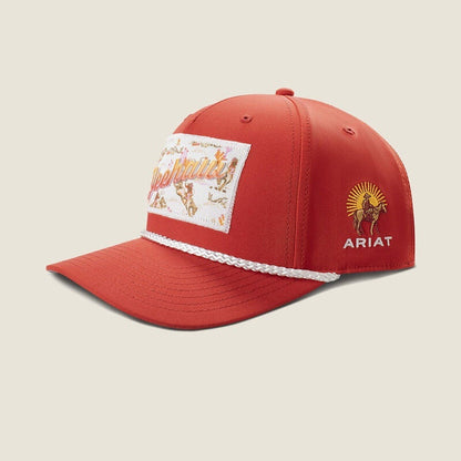 Ariat Womens Yeehaw Patch Cap - Red
