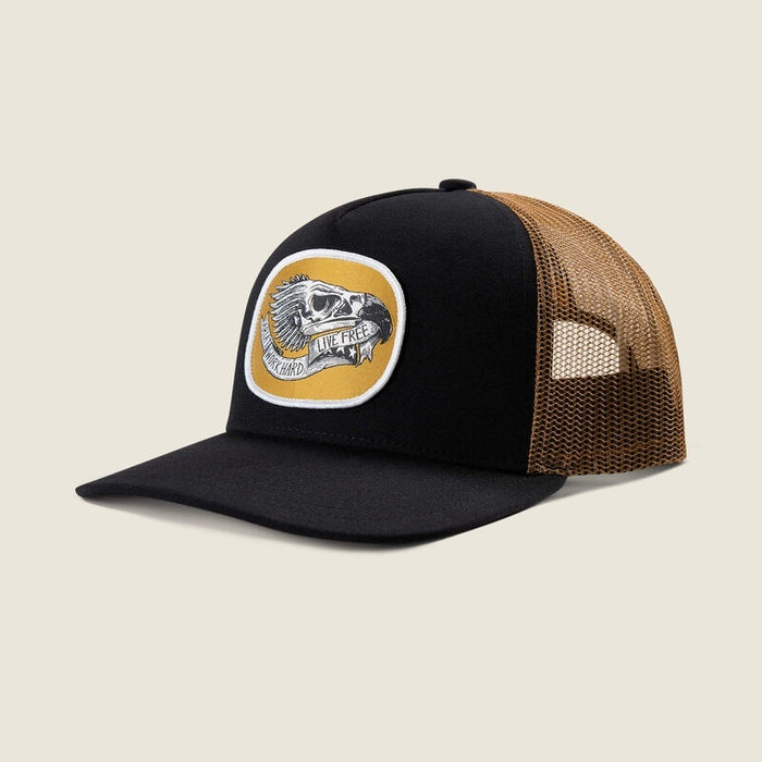 Ariat Work Mens Eagle Skull Patch Cap - Black Gold