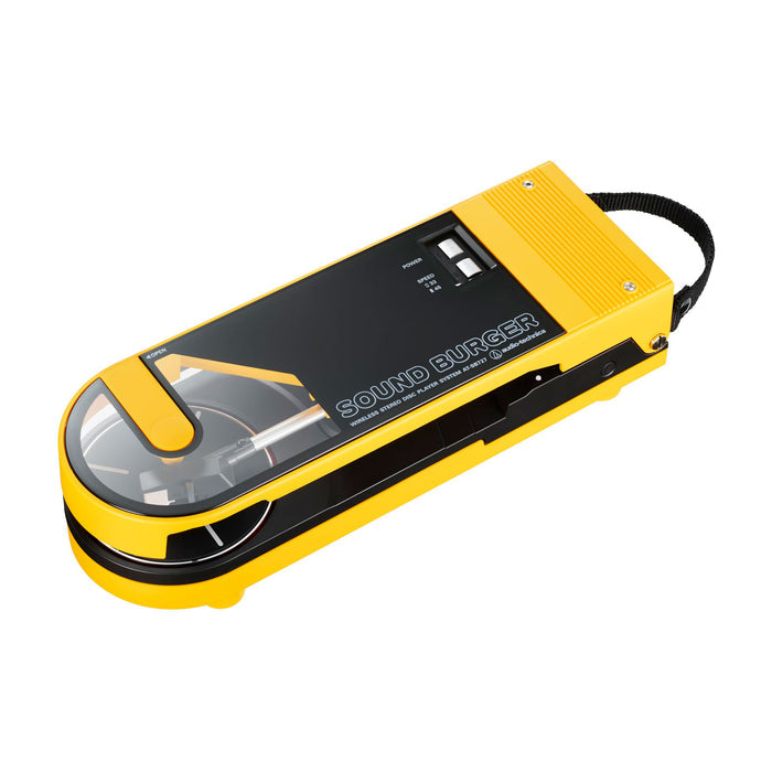 Audio Technica AT-SB727-YL Sound Burger Bluetooth Turntable Portable Yellow