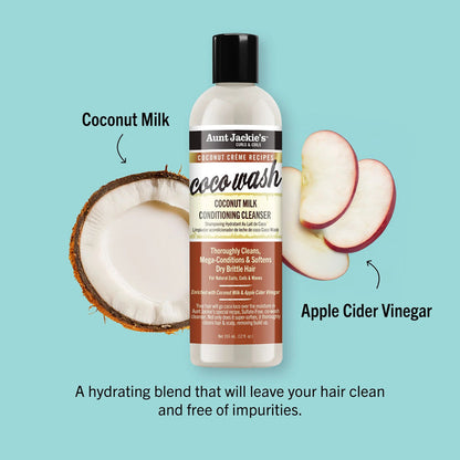 Aunt Jackie's Coconut Coco Wash Cleanser 12oz