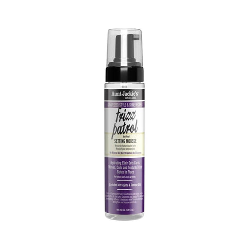 Aunt Jackie's Grapeseed Frizz Patrol Setting Mousse 8.5oz