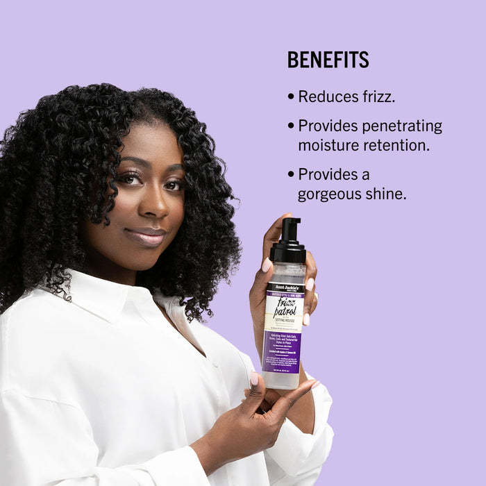 Aunt Jackie's Grapeseed Frizz Patrol Setting Mousse 8.5oz