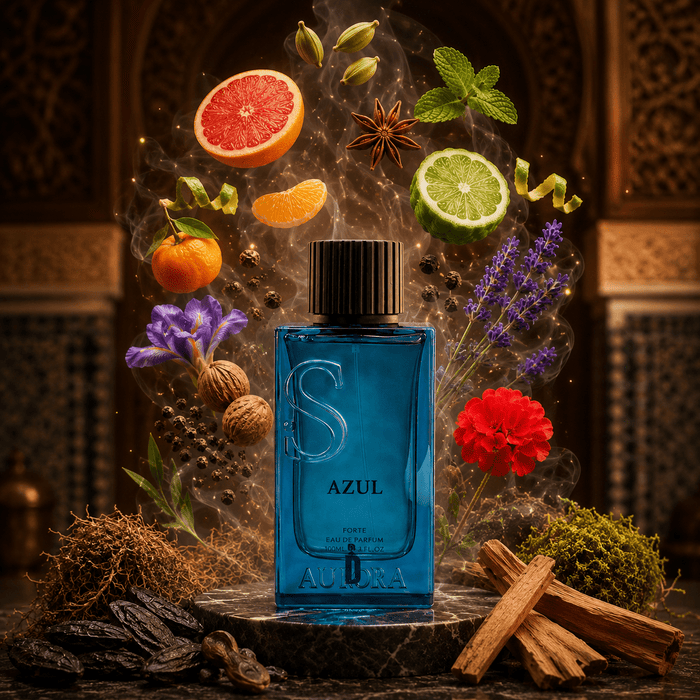 Aurora Scents Forte Collection Azul 100ml مجموعة عطور أورورا سينتس فورتي أزول - Princess Cosmetics Qatar